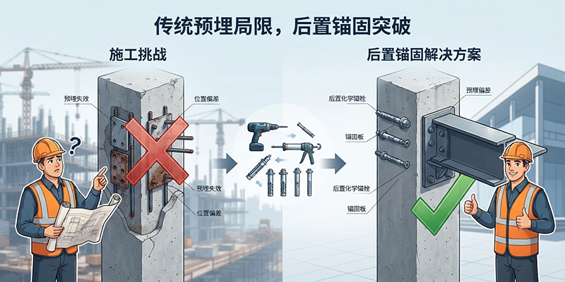 预埋无法满足的项目